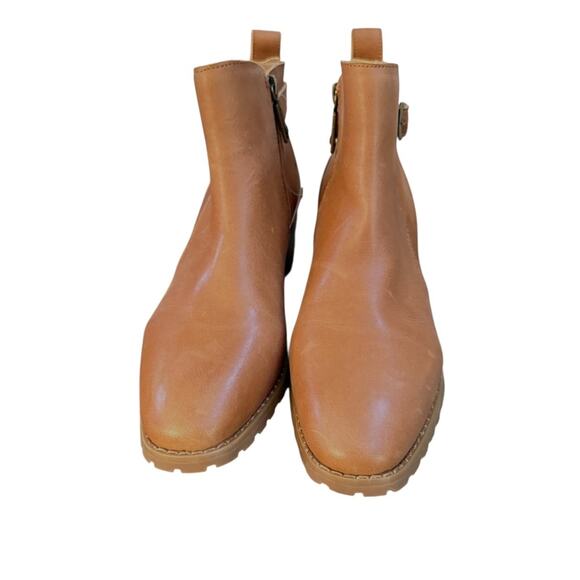 NWOT Blondo Tan Sullivan Leather Waterproof Boots – Sz 9M - Picture 6 of 9